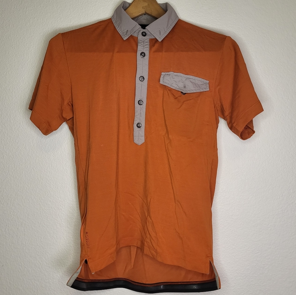 Kitsbow Rudy Merino mtb jersey in Moab Orange